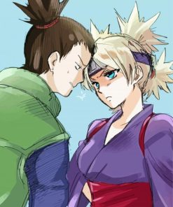 Temari And Shikamaru Narutopedia Characters Art paint by number