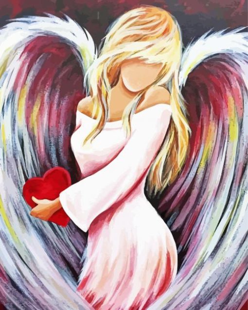 The Angel Of Love Paint by number