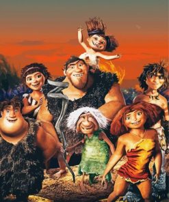 The Croods Animation paint by number