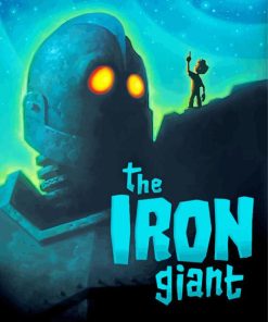 The Iron Giant Poster paint by number