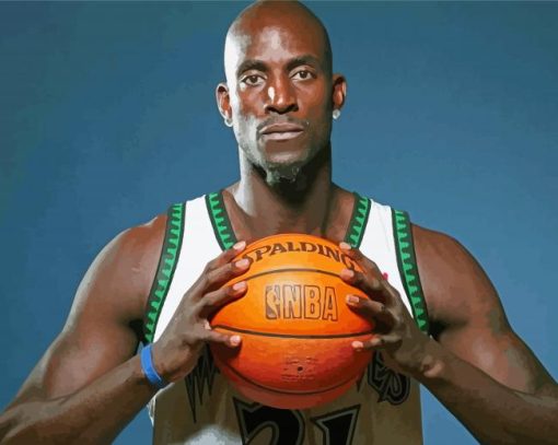 The Player Kevin Garnett paint by number