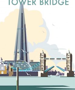 The Shard Poster paint by number