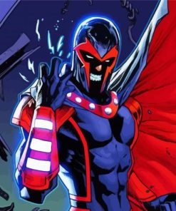 The Older Magneto Illustration paint by number