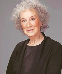 The Poet Margaret Atwood paint by number