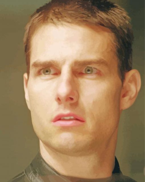 Tom Cruise Minority Report Movie Character paint by number