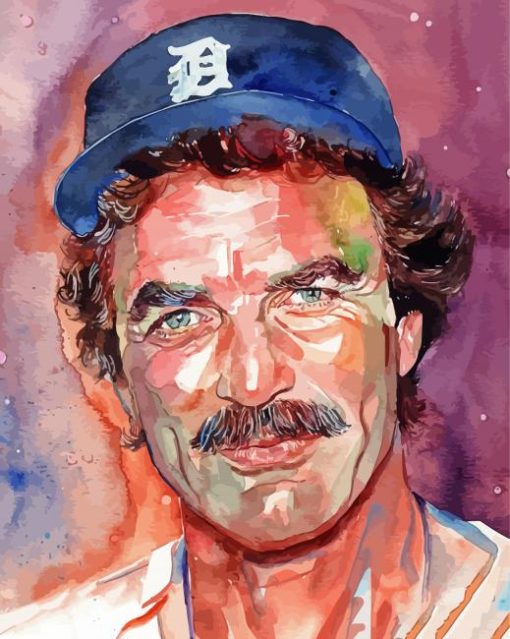 Tom Seleck Art paint by number