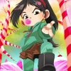 Vanellope Von Schweetz Wreck It Ralph Character paint by number