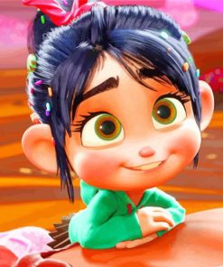 Vanellope Von Schweetz Character paint by number