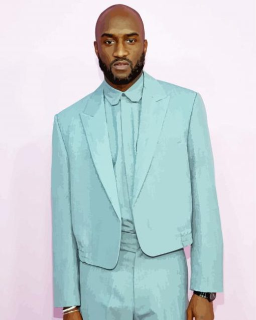 Virgil Abloh Designer paint by number