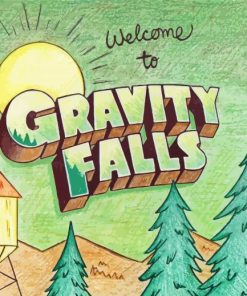 Welcome To Gravity Falls paint by number