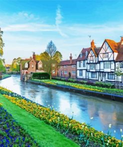 Westgate Gardens Canterbury paint by number