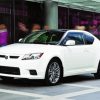 White Scion TC Car paint by number