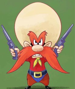 Yosemite Sam Art paint by number