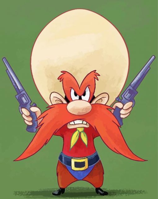 Yosemite Sam Art paint by number