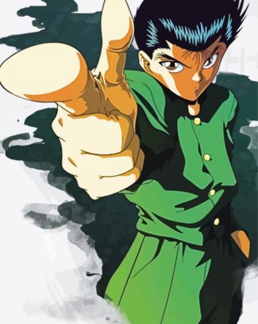 Yusuke Urameshi Anime paint by number