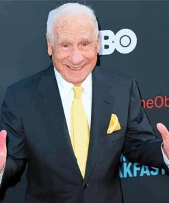 Actor Mel Brooks paint by number