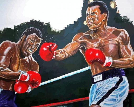 Aesthetic Ali And Frazier paint by number