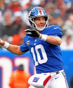 Aesthetic Eli Manning paint by number