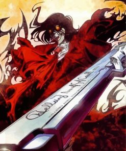 Aesthetic Hellsing Ultimate paint by number