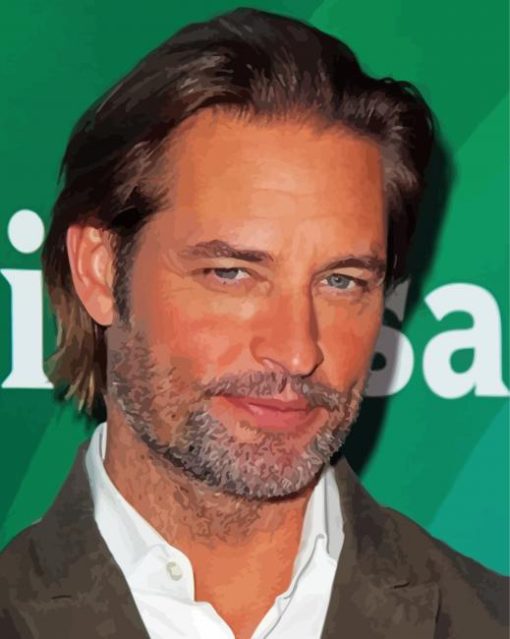 Aesthetic Josh Holloway paint by number