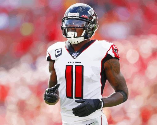 Aesthetic Julio Jones Paint by number