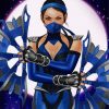 Aesthetic Kitana paint by number