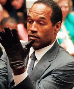 Aesthetic OJ Simpson paint by number