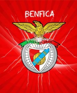 Aesthetic SL Benfica Logo paint by number