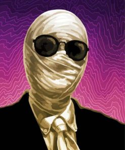 Aesthetic Invisible Man Art paint by number