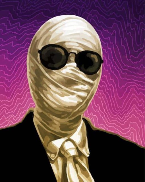 Aesthetic Invisible Man Art paint by number