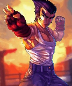 Aesthetic Kazuya Art paint by number