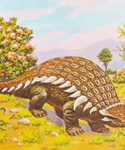 Ankylosaurus Animal paint by number