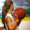 Basketball Girl paint by number