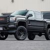 Black Gmc Truck paint by number