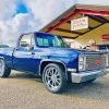 Blue 1984 GMC paint by number