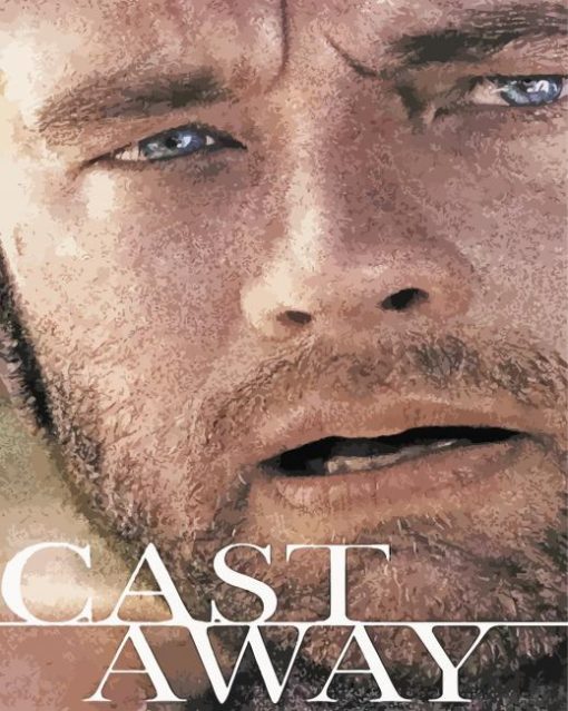 Cast Away Movie Poster paint by number