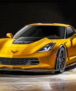 Chevrolet Corvette Z06 paint by number