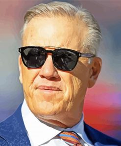 Classy John Elway Paint by number