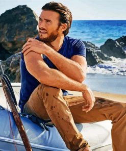 Cool Scott Eastwood Paint by number