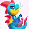 Croconaw Pokemon Species Paint by number