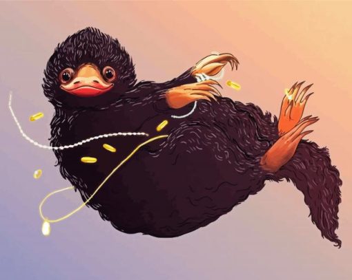 Cute Niffler paint by number