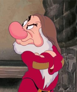 Disney Grumpy Dwarf paint by number