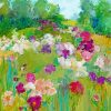 Flowering Impressionist Landscape paint by number