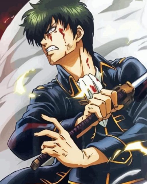 Hijikata Gintama Art paint by number