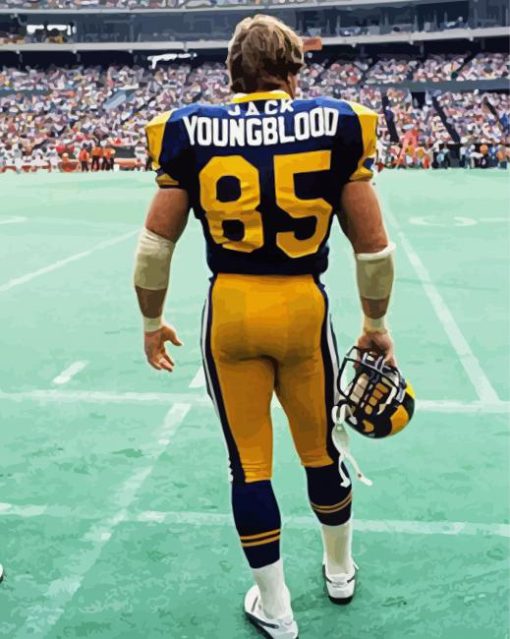 Jack Youngblood paint by number