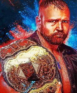 Jon Moxley Aew paint by number