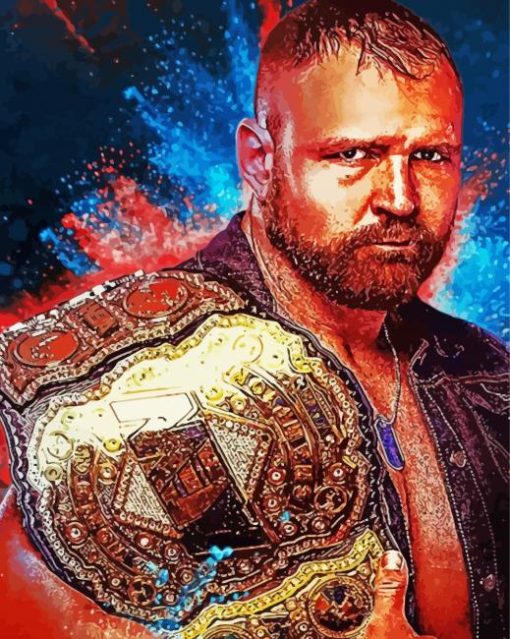 Jon Moxley Aew paint by number