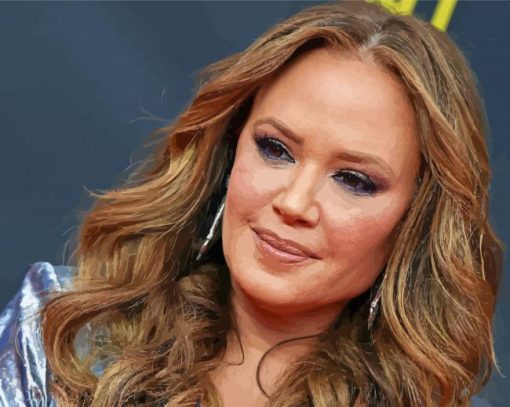 Leah Remini paint by number