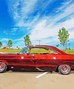 Lowrider Cars paint by number