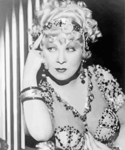 Mae West paint by number